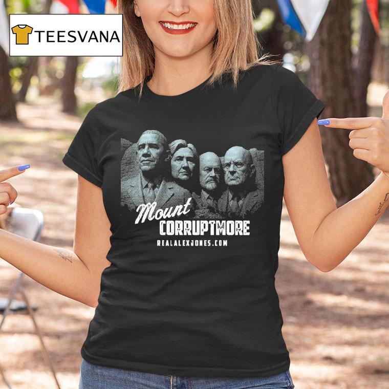 Barack Obama And Nancy Pelosi Mount Corruptmore Alex Jones Shirt