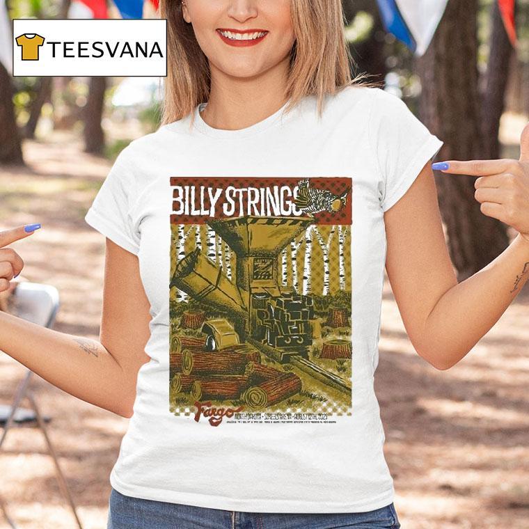 Billy Strings In Fargo North Dakota Nd At Scheels Arena On August 12 2025 Art By Travis Bone Shirt