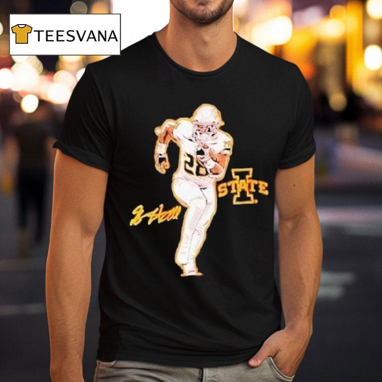 Breece Hall Superstar Pose Iowa Hawkeyes Shirt