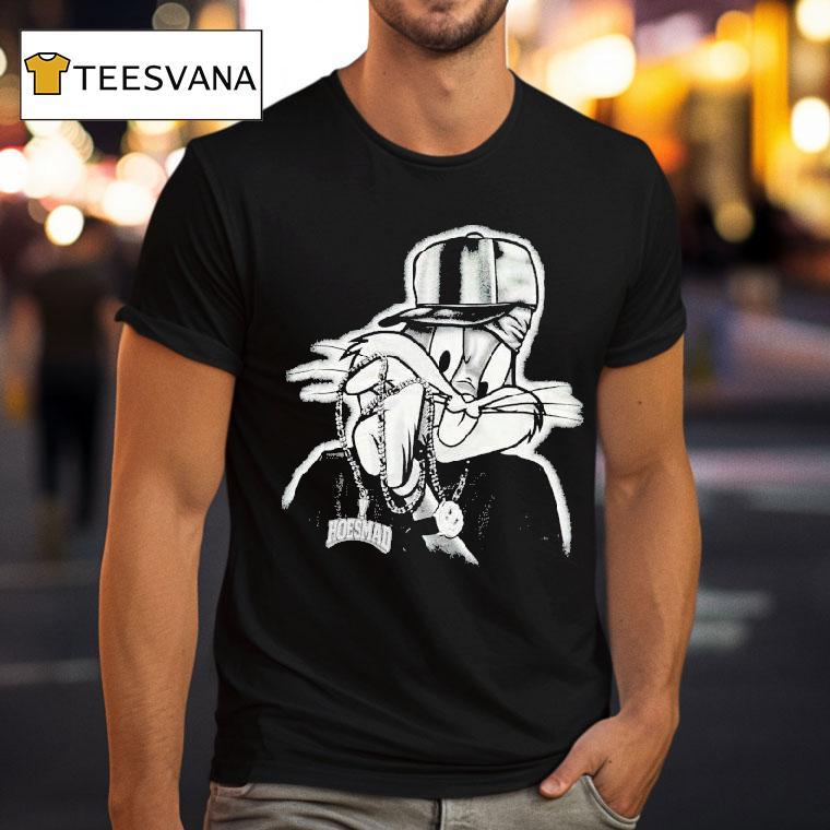 Bugs Bunny Hoesmad Rhinestone Looney Tunes Shirt