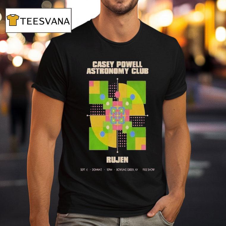 Casey Powell Astronomy Club Sept 6 2025 In Bowling Green Ky Shirt
