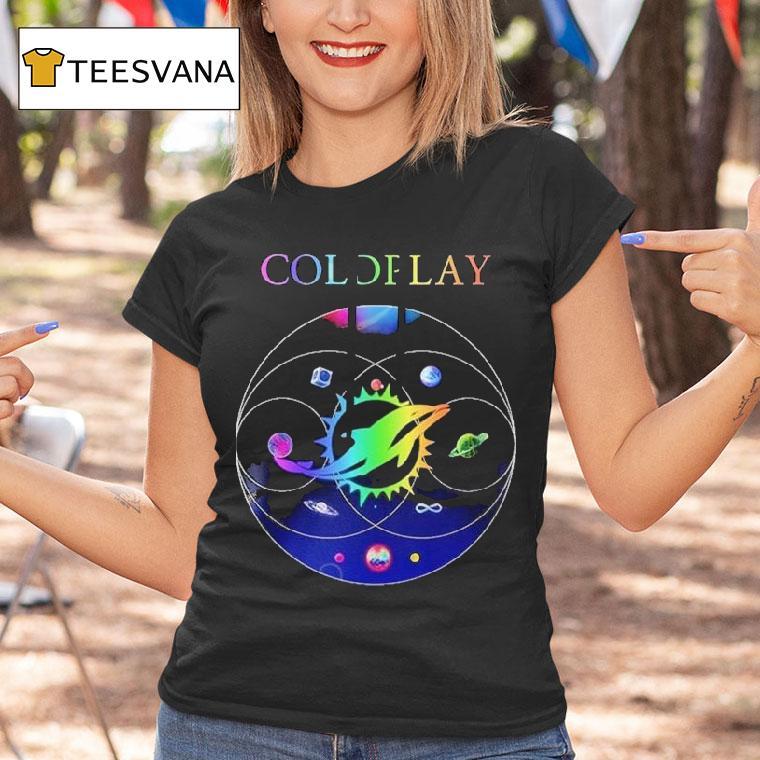 Coldplay X Miami Dolphins Tour 2025 Shirt