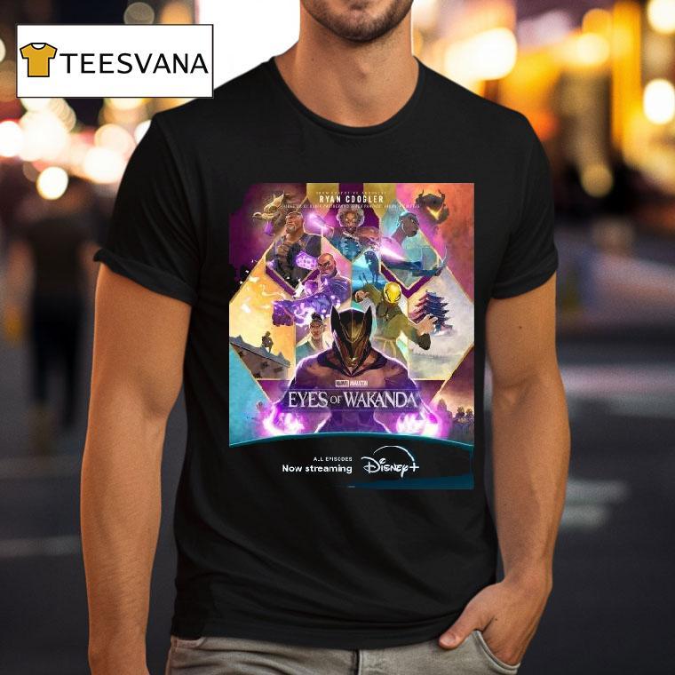 Connected By Purpose Driven By Legacy Marvel Animation’s Eyes Of Wakanda From Ryan Coogler Disney Plus Movie 2025 Shirt