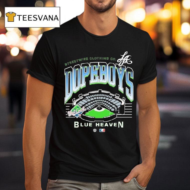 Dopeboys Blue Heaven Streetwise West Coast Stadium Shirt