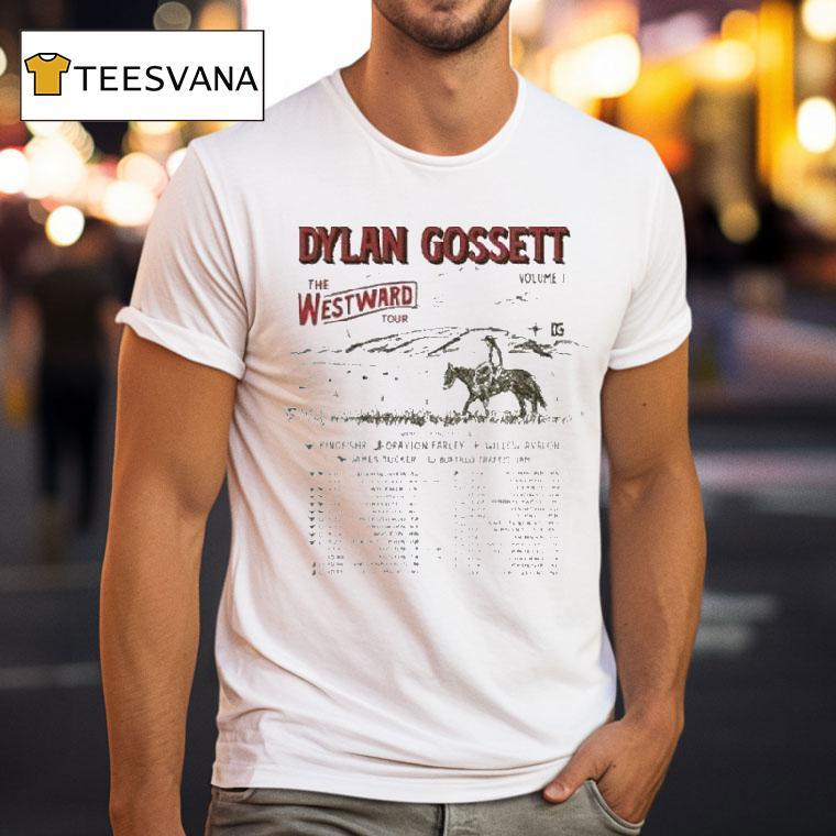 Dylan Gossett The Westward Tour 2025 Dates Shirt
