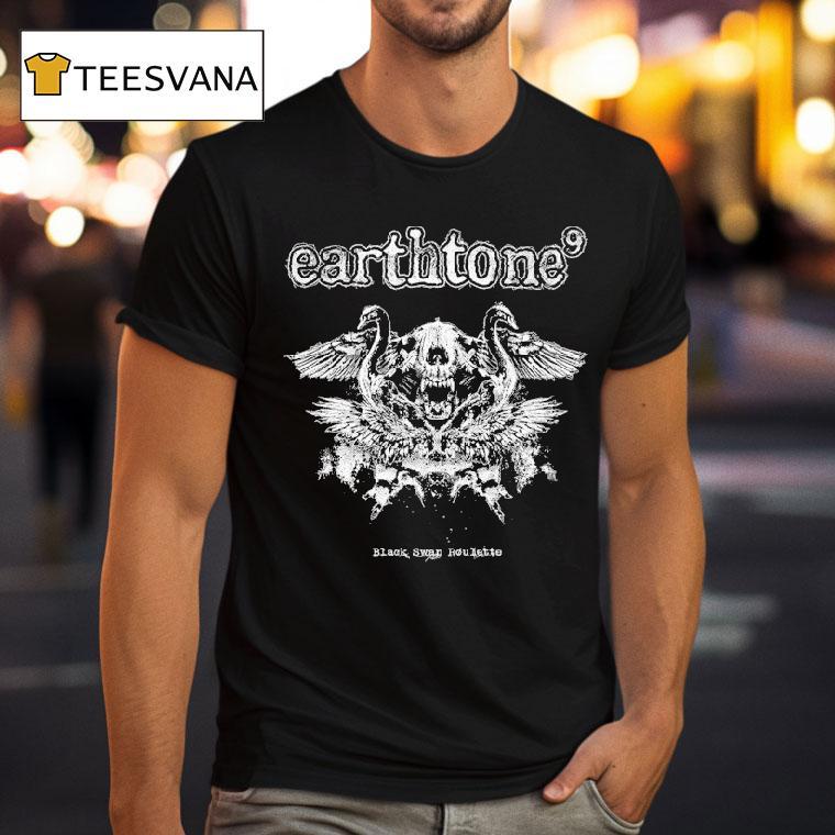 Earthtone9 Ltd Ed Black Swan Roulette Shirt