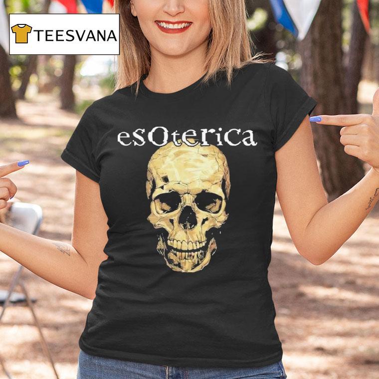 Esoterica Paper Skull Shirt