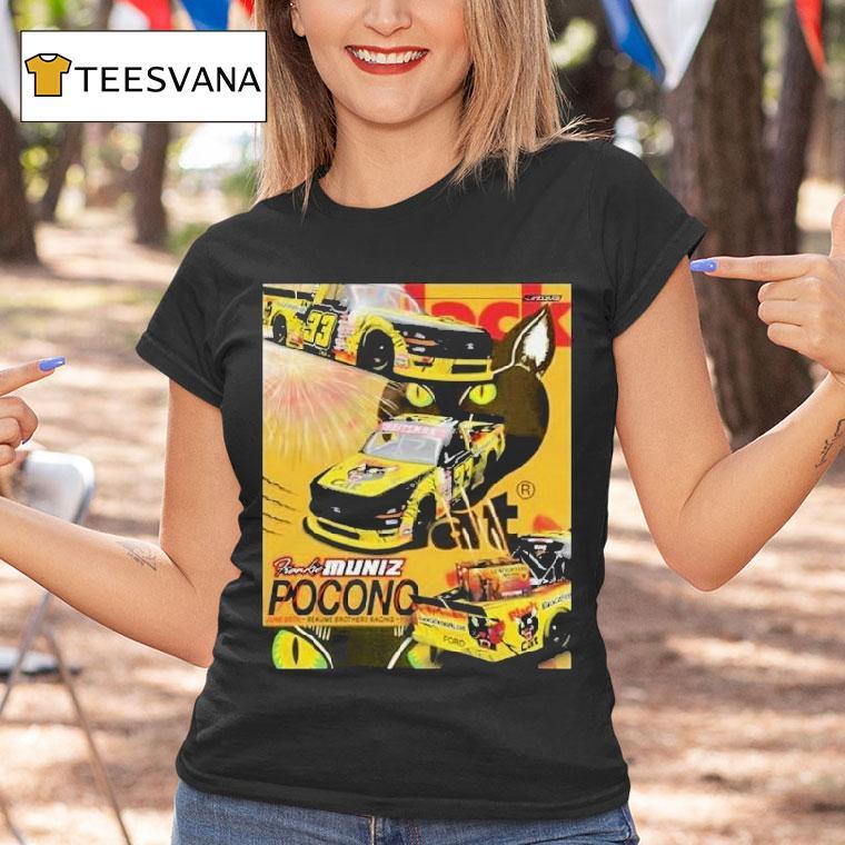 Frankie Muniz Pocono Black Cat Racing Truck Shirt