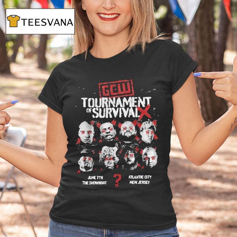 Gcw Gamechangerwrestling Tournament Of Survival 10 Event Shirt