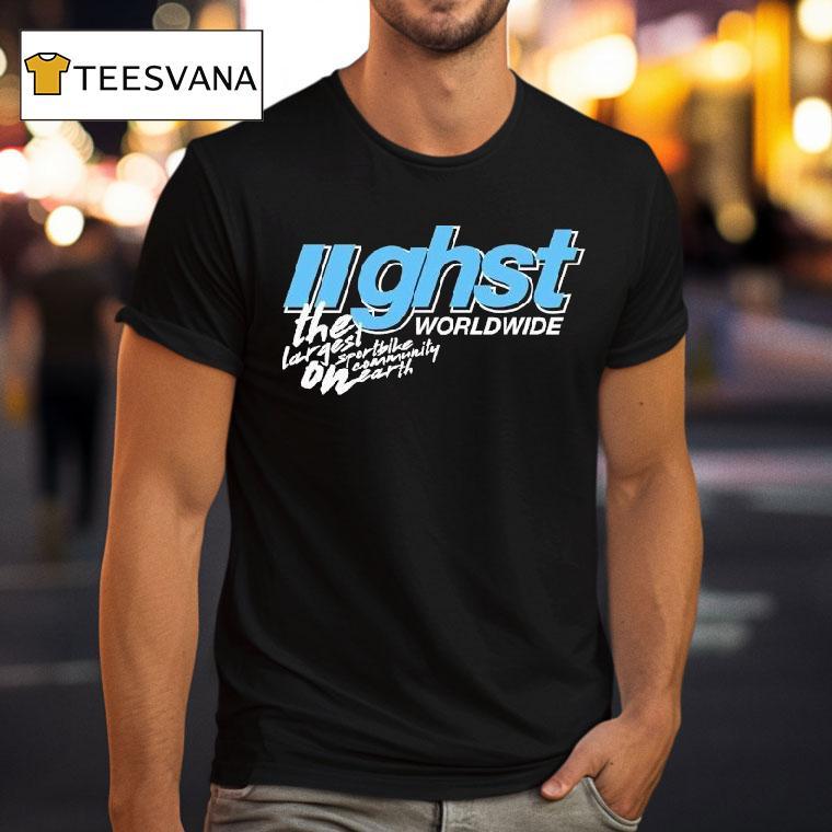 Ghost Racing Ghost The Largest Sportbike Community On Earth Worldwide Shirt