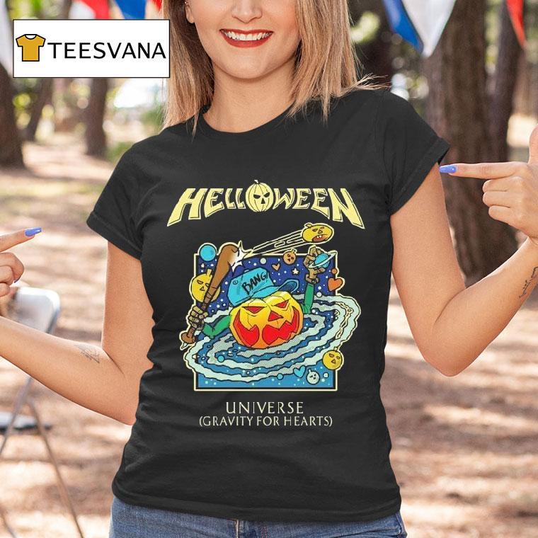 Helloween Giants And Monsters Universe Gravity For Hearts Halloween Shirt
