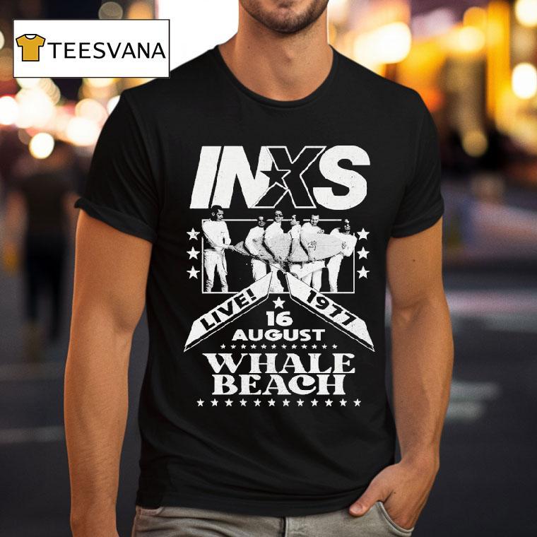 Inxs Whale Beach Live 1977 Flyer Shirt