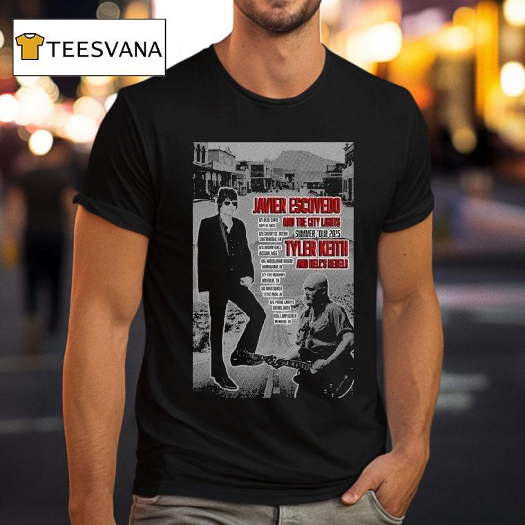 Javier Escovedo And The City Lights Summer Tour 2025 Shirt