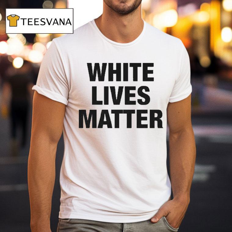 Kanye West Wearing White Lives Matter Shirt