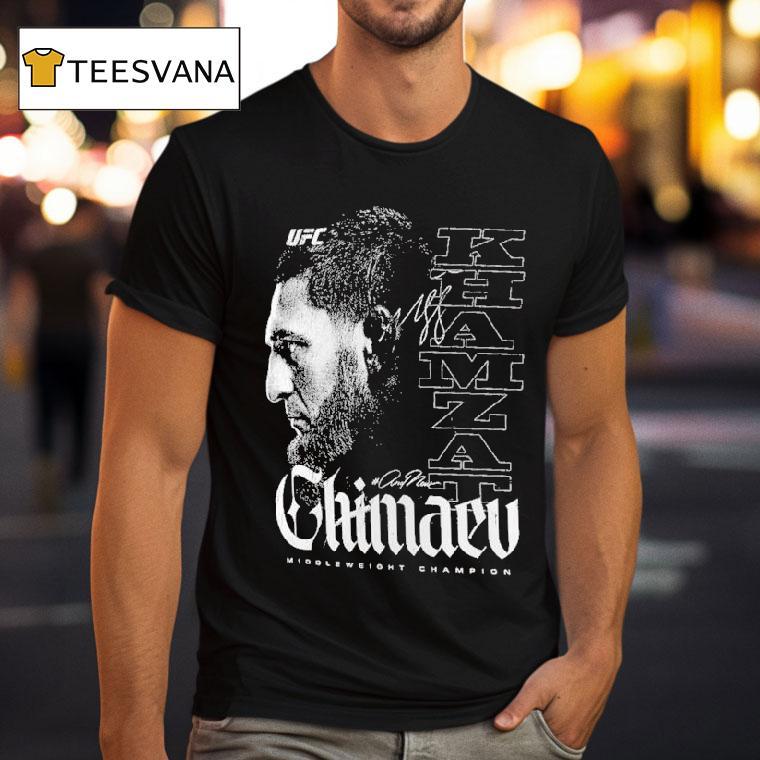 Khamzat Chimaev Ufc 319 #andnew World Men's Middleweight Champion Shirt