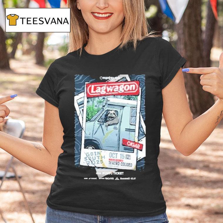 Lagwagon October 15 2025 Santiago De Chile Tour Shirt