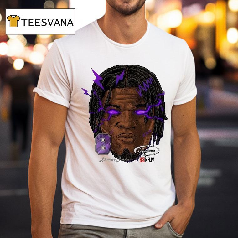 Lamar Jackson Fat Head Nflpa Planet Euphoria Shirt