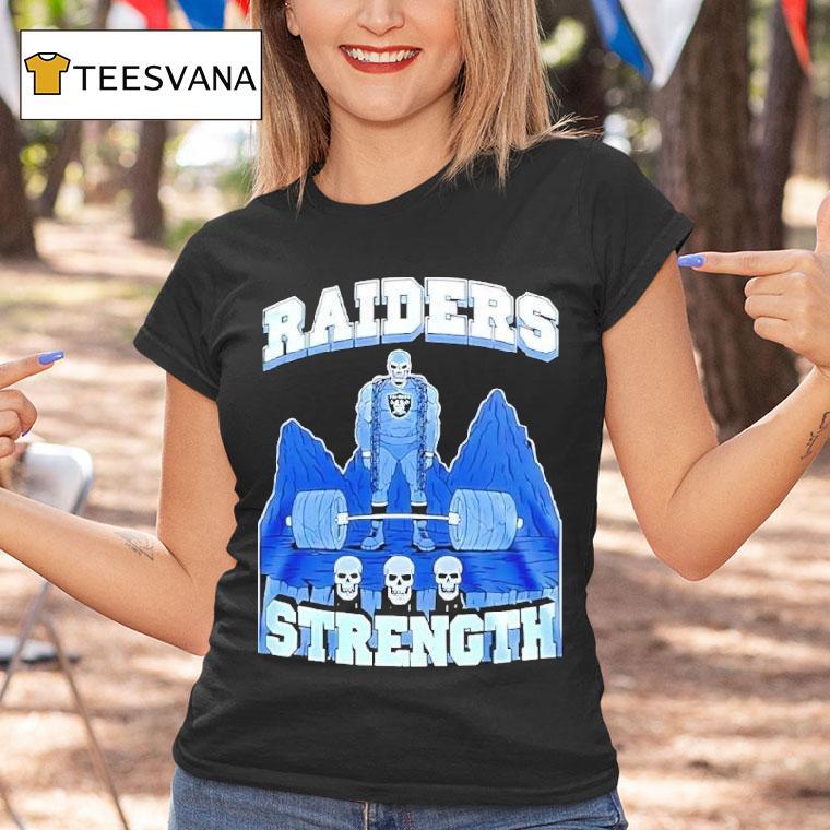 Las Vegas Raiders Strength Skull Shirt