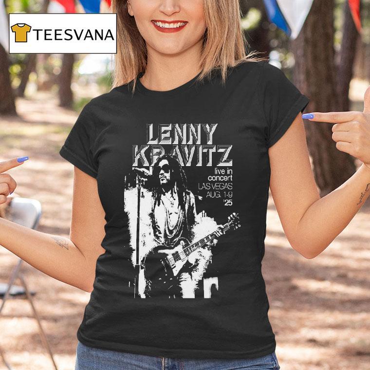 Lenny Kravitz Show Las Vegas Live In Concert 2025 Tour Shirt