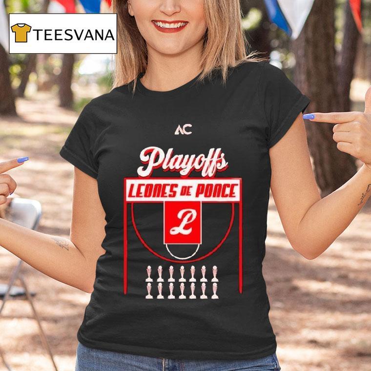 Leones De Ponce Basketball Playoffs 2025 Trophy Shirt
