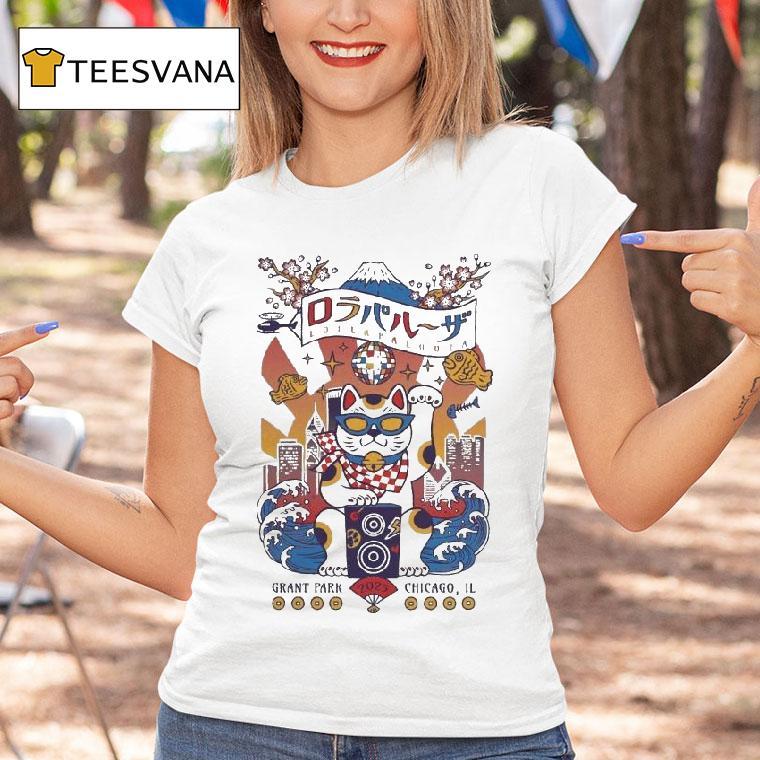 Lollapalooza Grant Park Chicago Il Lucky Cat 2025 Shirt