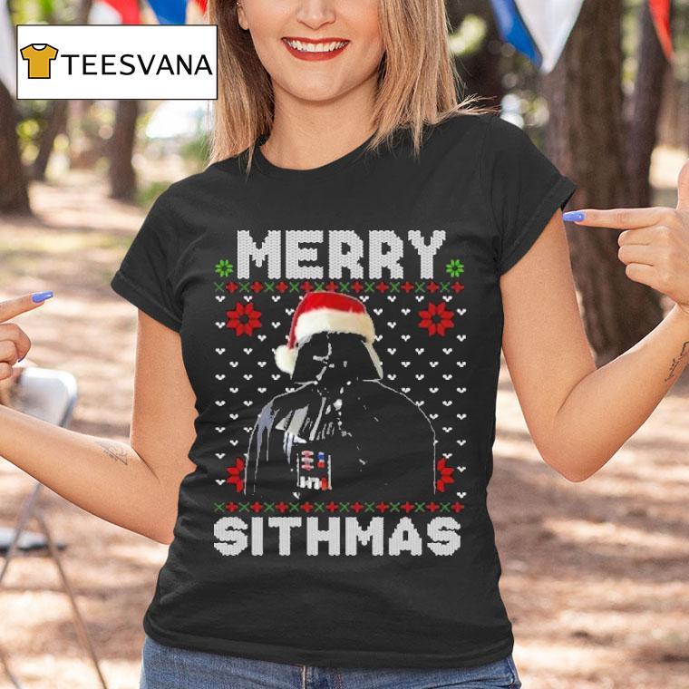 Merry Sithmas Darth Vader Ugly Holiday Christmas Shirt