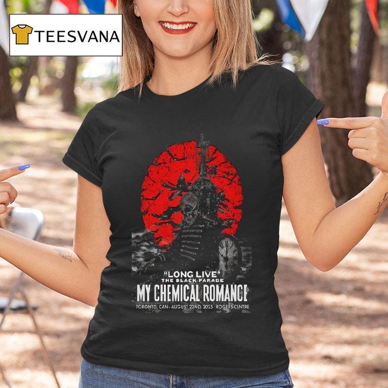 My Chemical Romance Long Live The Black Parade Toronto, On 08-22-2025 Skeleton Shirt