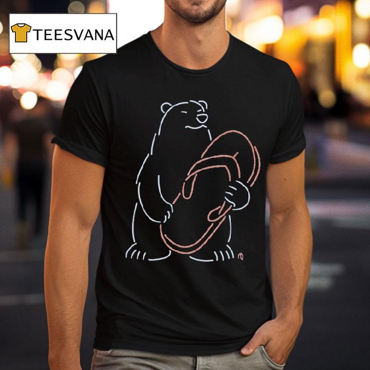 New York Mets Polar Bear Chancla Neon Shirt