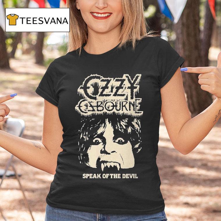 Ozzy Osbourne Speak Of The Devil Face Shirt