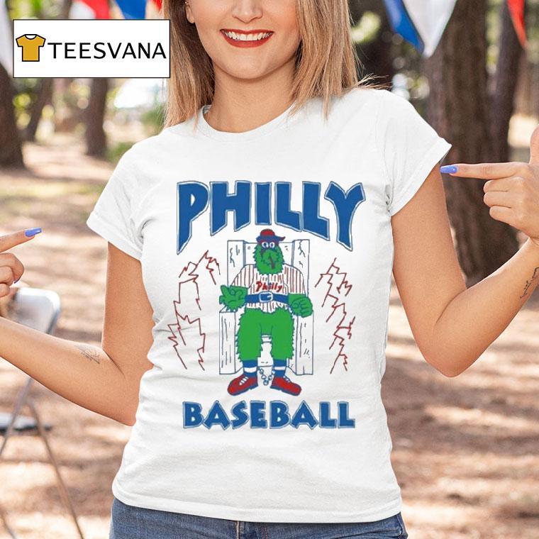 Phillie Phanatic Philly Baseball You Judge From The Shore But You Have Never Sunk Into The Deep Where I Dwell Philadelphia Phillies Mascot Shirt