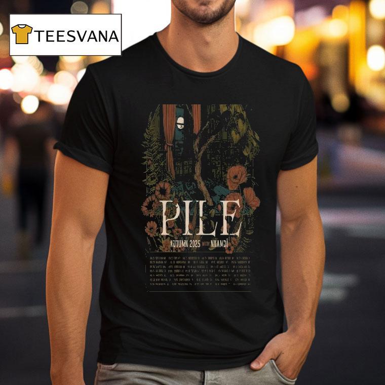 Pile Portland, Me Aug 21 2025 Tour Dates Shirt