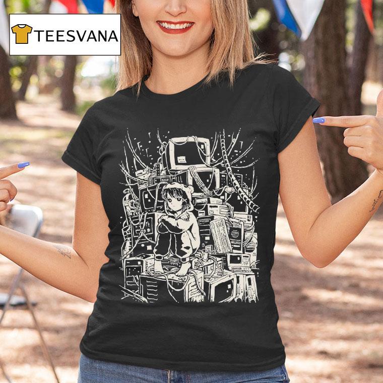 Pixel Eye Bat Wired World Shirt