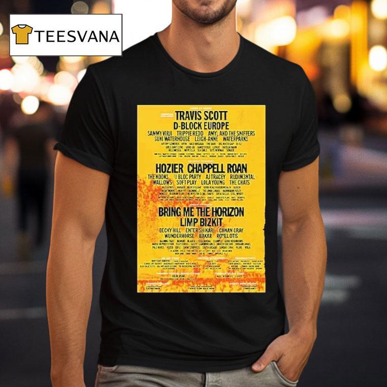 Reading And Leeds Festival 2025 For Leeds Festival On August 21 To August 24 Bramham Park In Leeds England Shirt