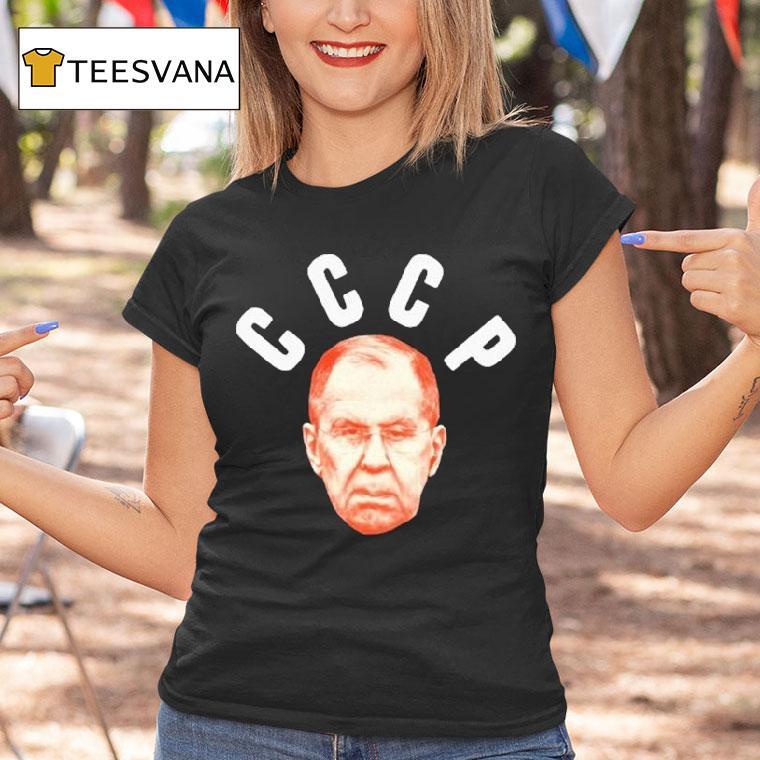 Sergey Viktorovich Lavrov Ussr Cccp Face Head Shirt