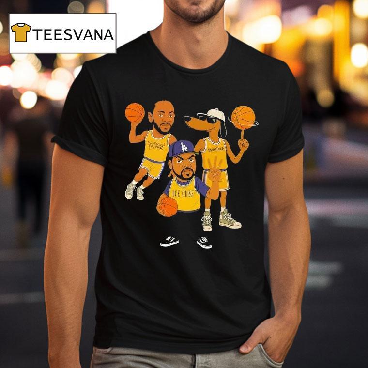 Snoop Dogg Kendrick Lamar And Ice Cube Big 3 Team Shirt