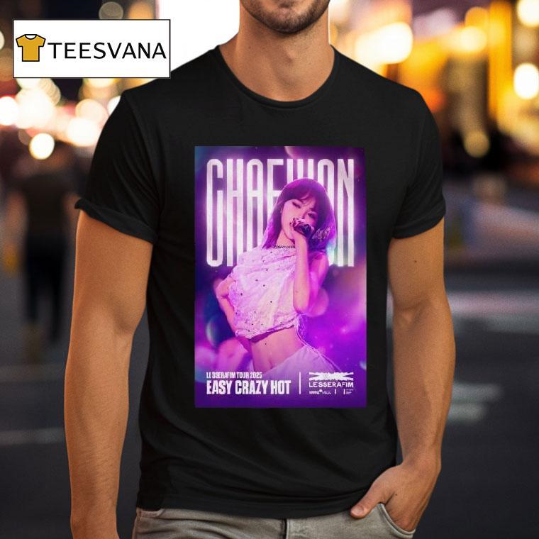 Sserafim Easy Crazy Hot Le Sserafim Tour 2025 Shirt