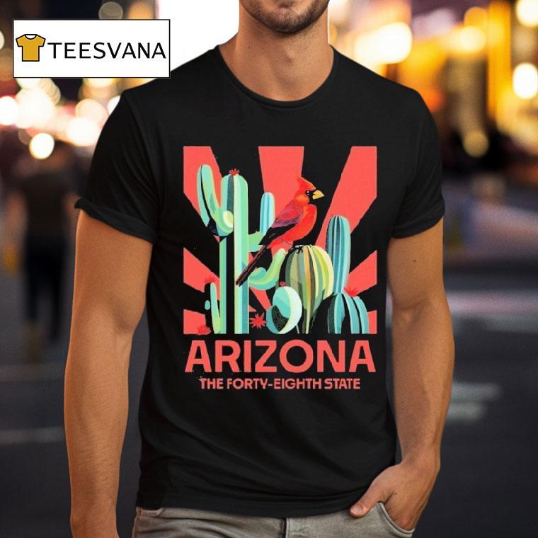 State Forty Eight Arizona Desert Cardinal Shirt