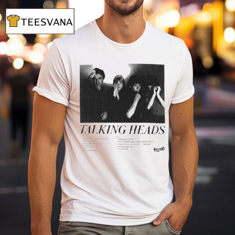 Talking Heads X Welcome Track List Shirt