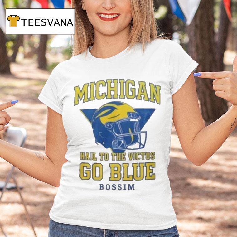 Taylor Lewan Michigan Wolverines Hail To The Victors Go Blue Bossim Shirt