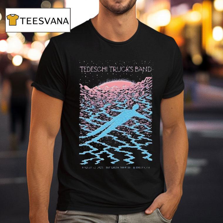 Tedeschi Trucks Band Aug 12 2025 The Greek Theatre In Berkeley Ca Shirt