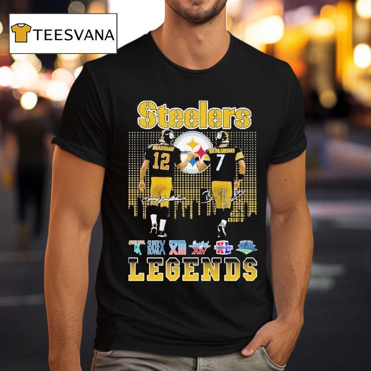 Terry Bradshaw X Ben Roethlisberger Slers Legends Signatures Shirt