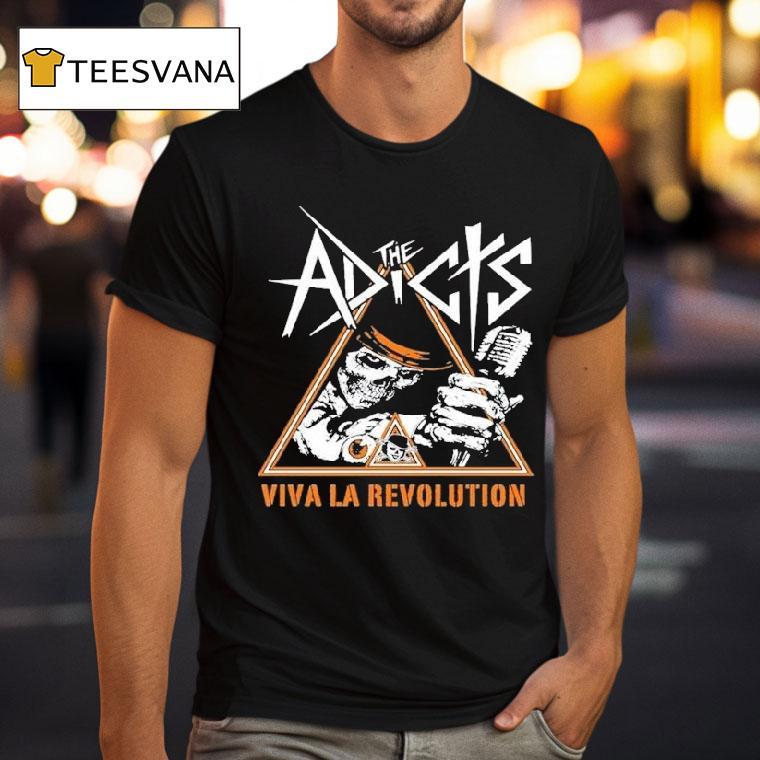 The Adicts Viva La Revolution Skull Shirt