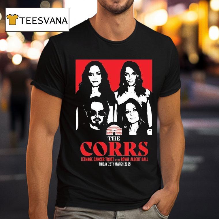 The Corrs Nage Cancer Trust At The Royal Albert Hall Friday 28th March 2025 Shirt