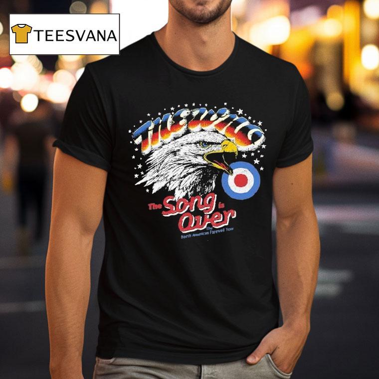 The Who The Song Is Over North America 2025 Farewell Tour Eagle Shirt