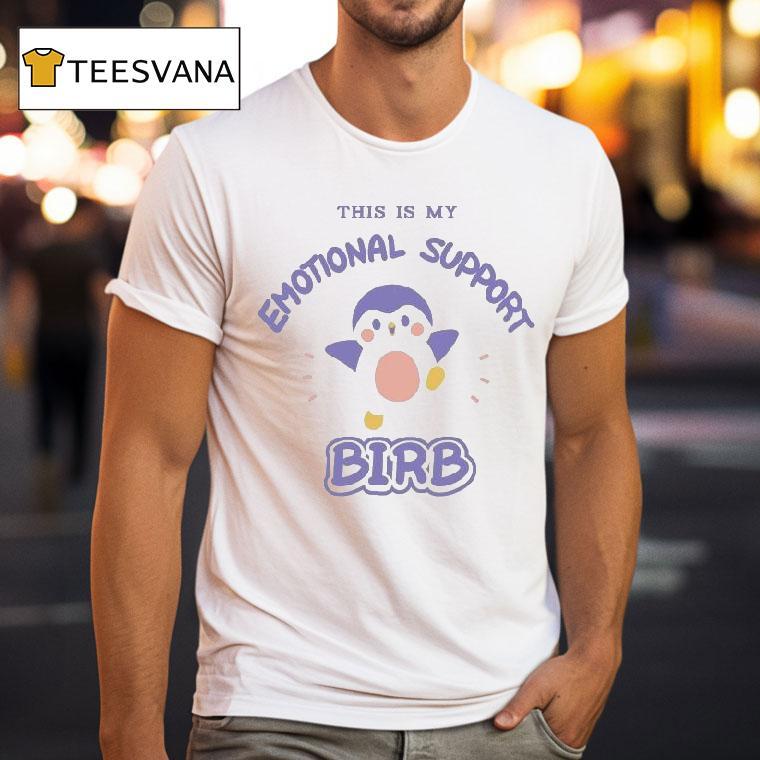 This Is My Emotional Support Birb Finch Shirt