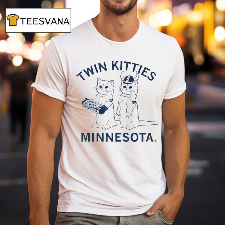 Twin Kitties Minnesota Cats Shirt