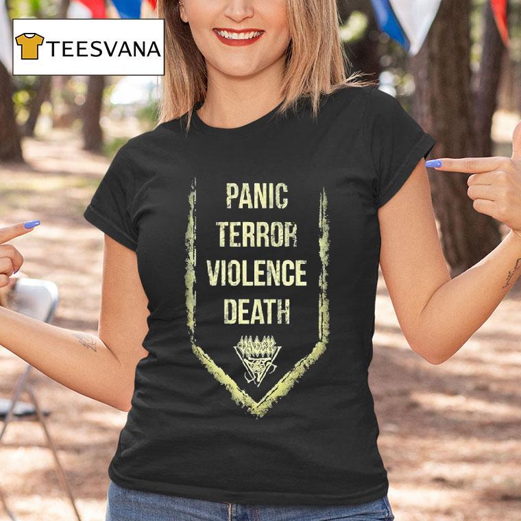 Vader Panic Terror Violence Death Shirt
