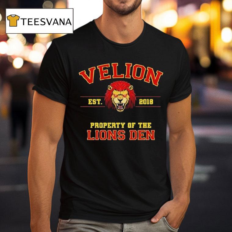 Velion Property Of The Lion's Den Est 2018 Shirt