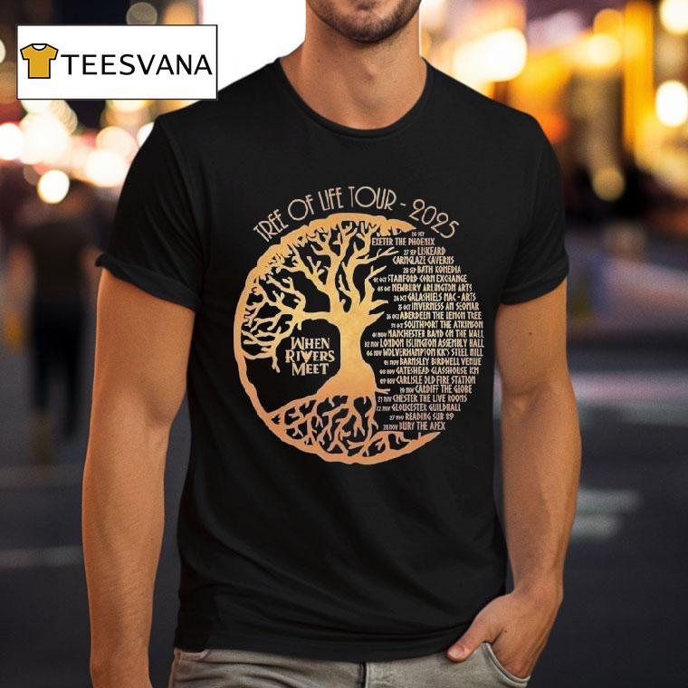 When Rivers Meet Dudes Tree Of Life Tour 2025 Shirt