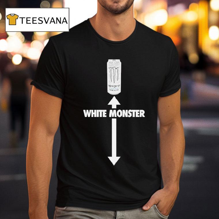 White Monster Energy Zero Ultra Shirt